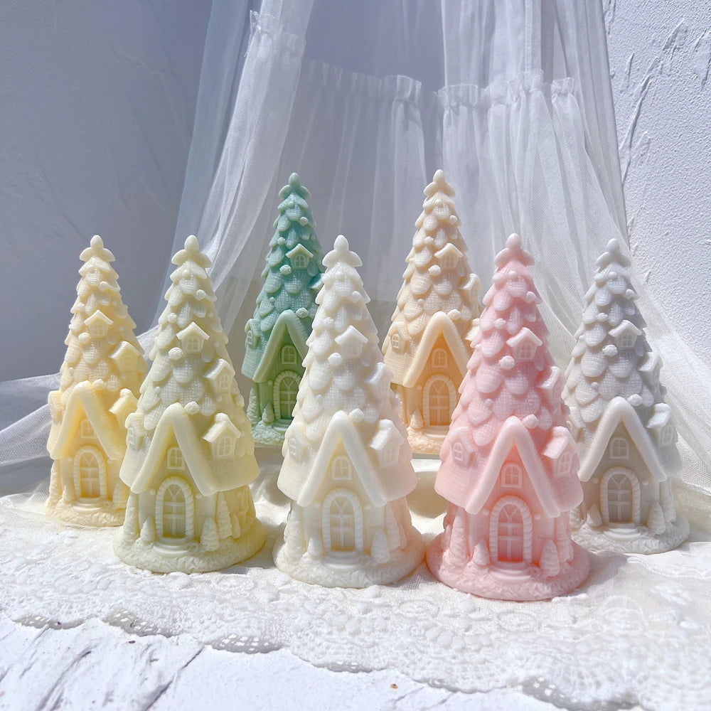 Christmas Pine Tree Silicone Candle Mold