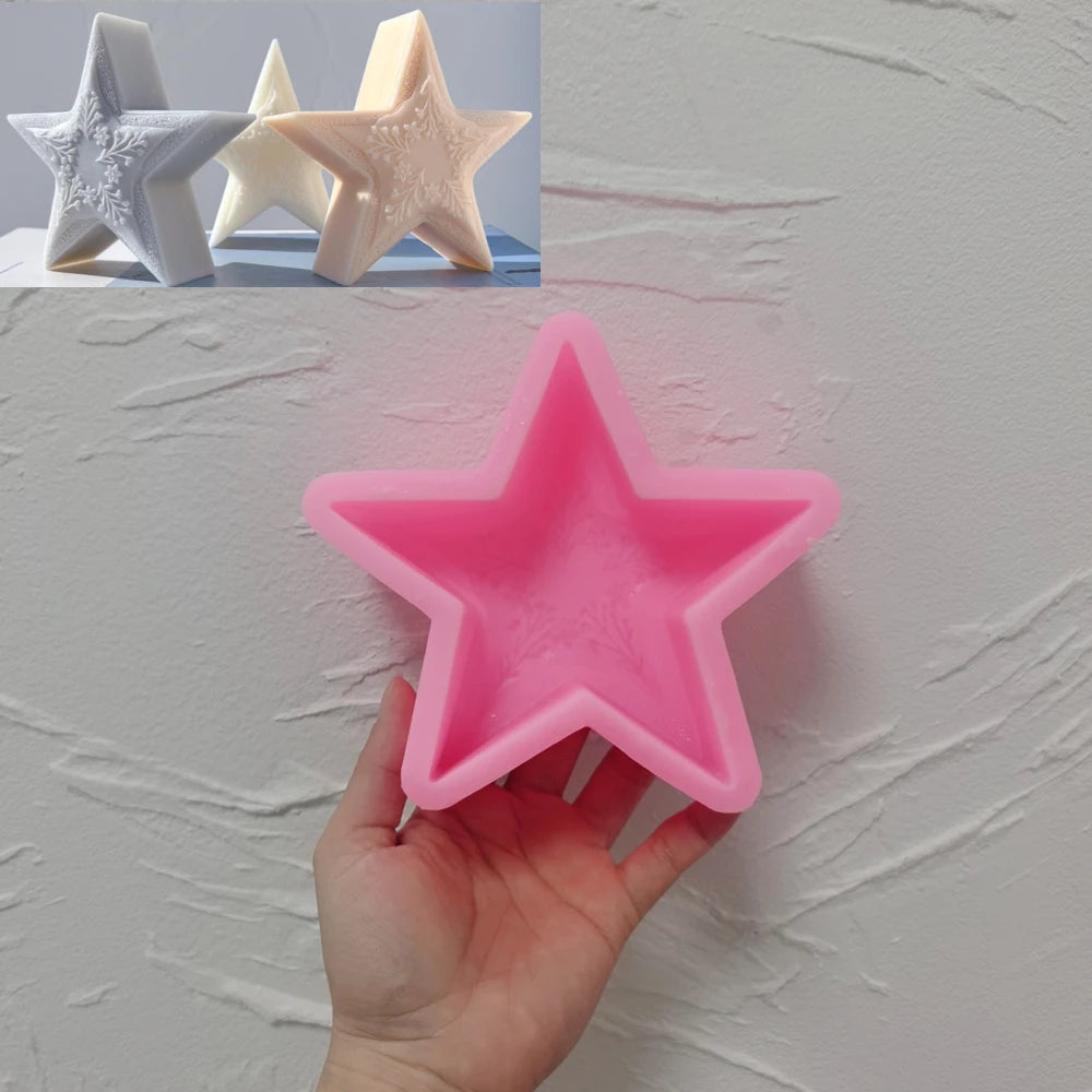Star Silicone Candle Mold for Ramadan & Eid Decor