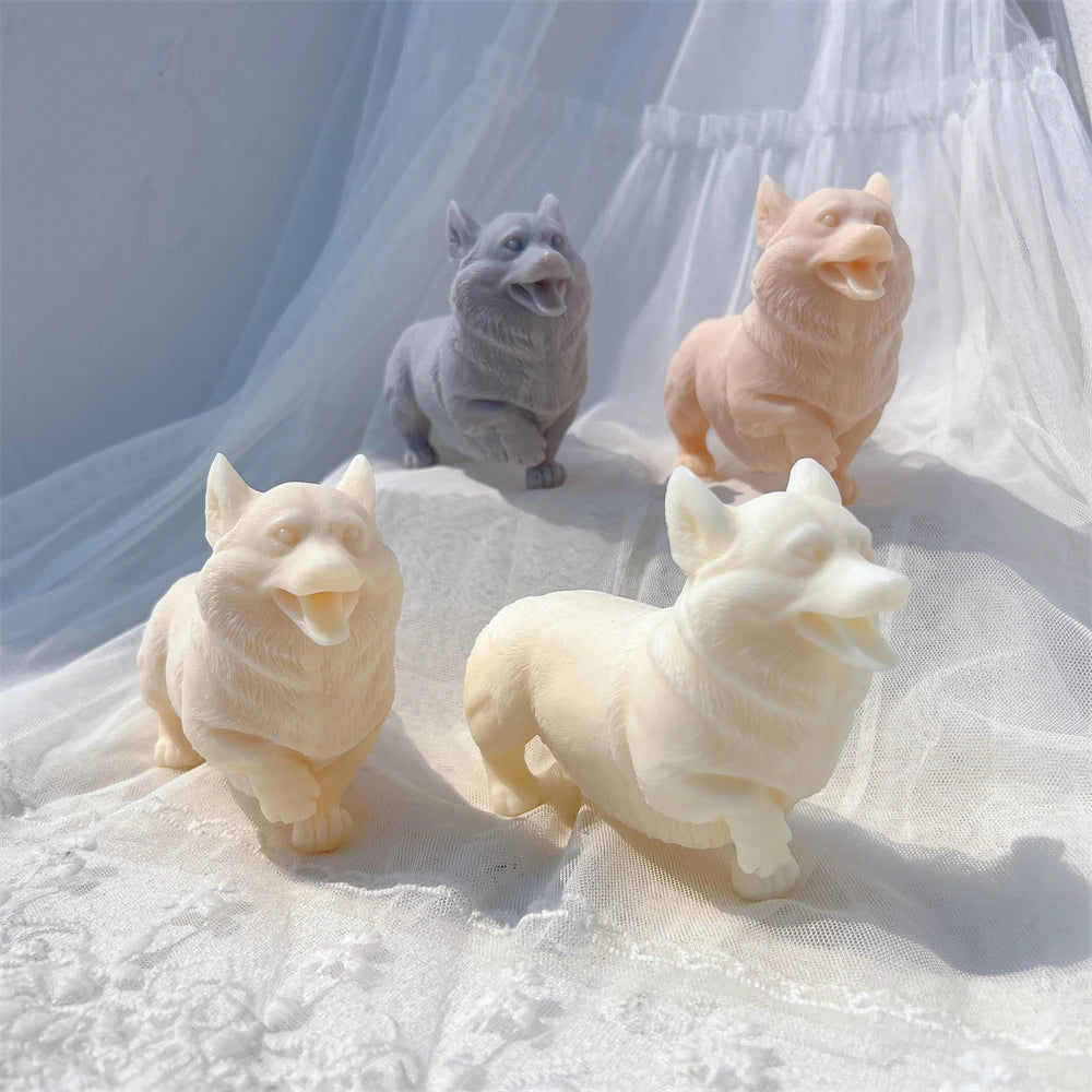 Welsh Corgi Pembroke Dog Candle Mold