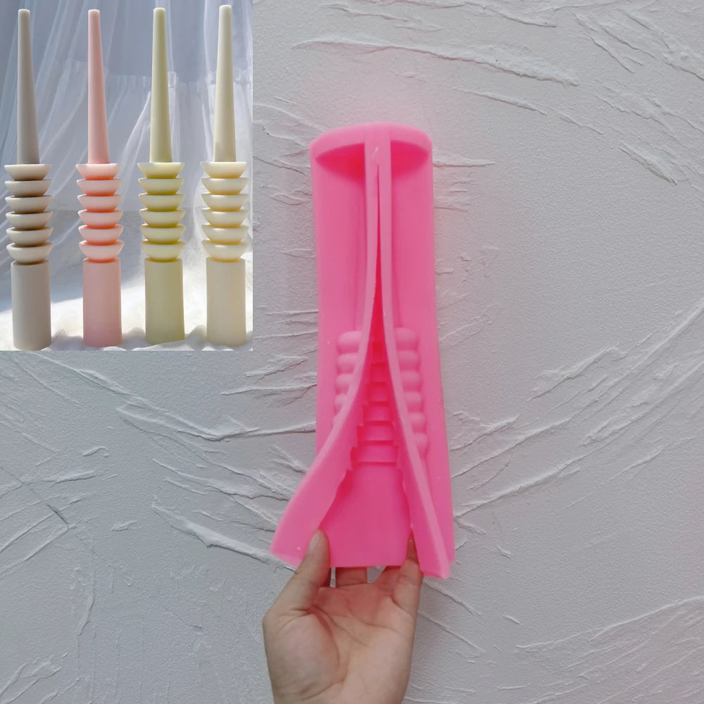 24CM Tall Taper Spiral Candle Mold