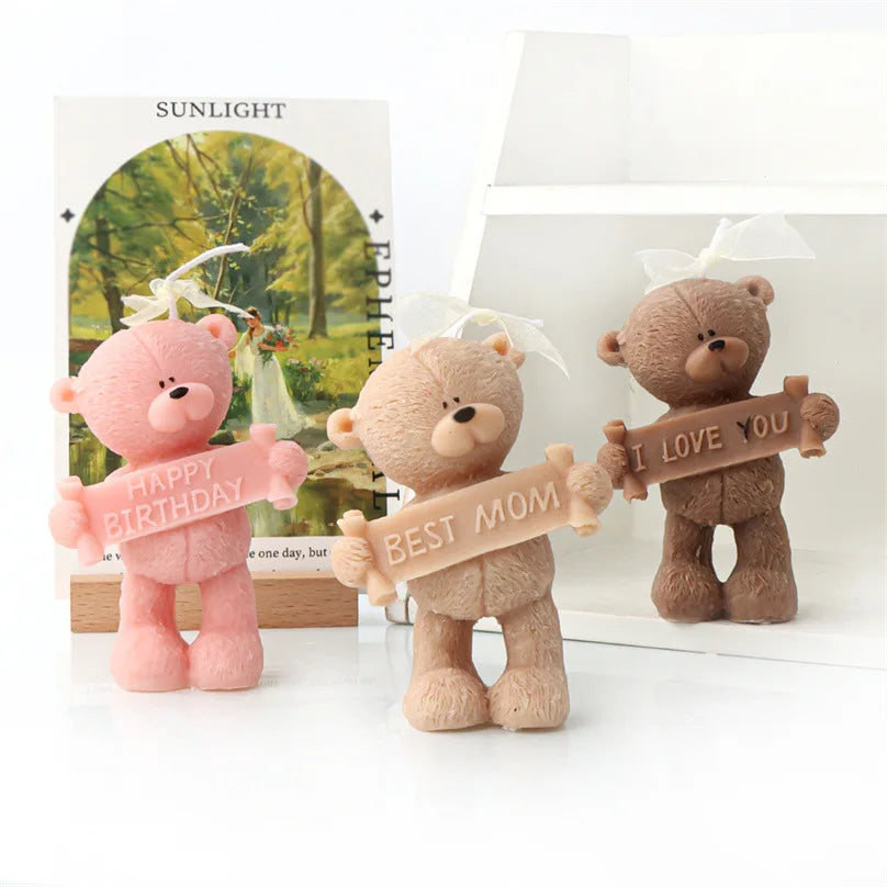 Confession Bear Silicone Candle Mold