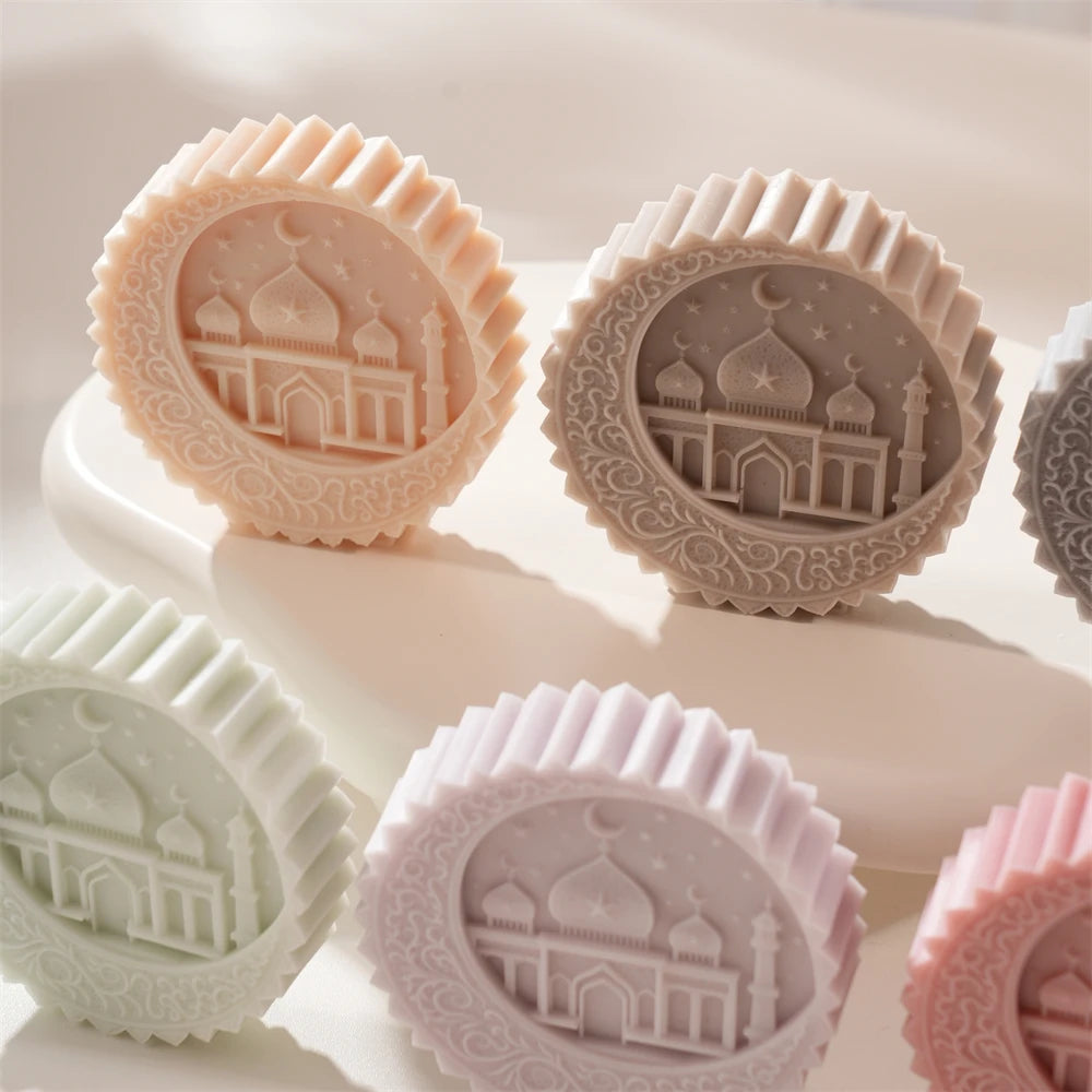 Ramadan Moon Star Silicone Candle Mold for Eid Decor