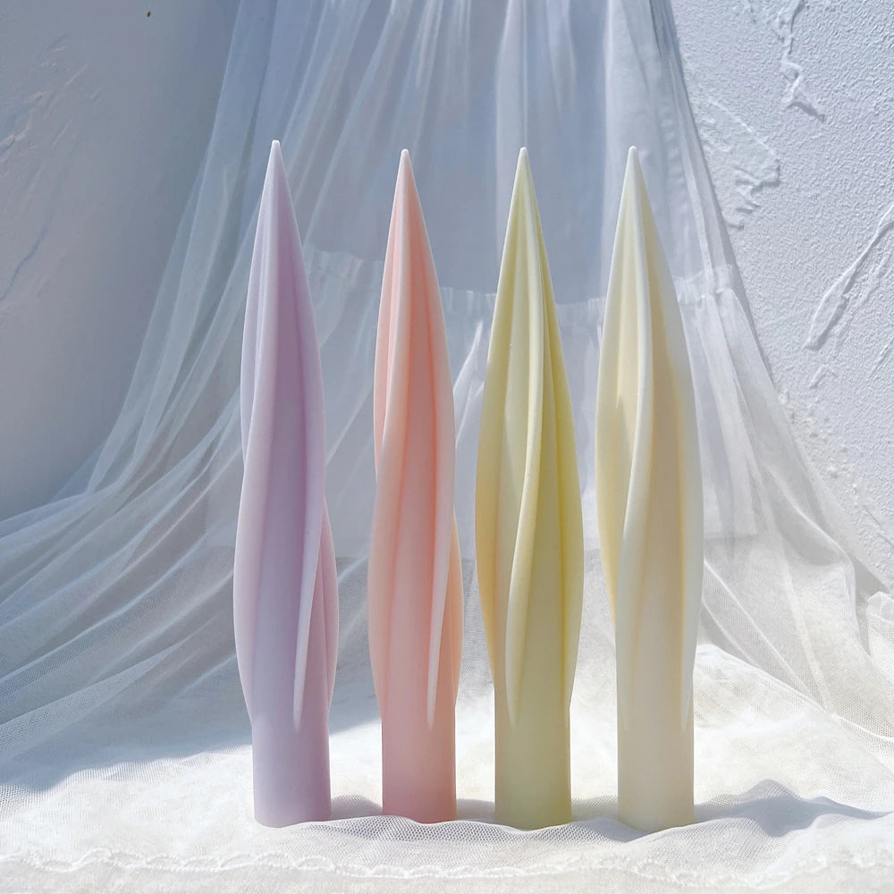24CM Tall Taper Spiral Candle Mold