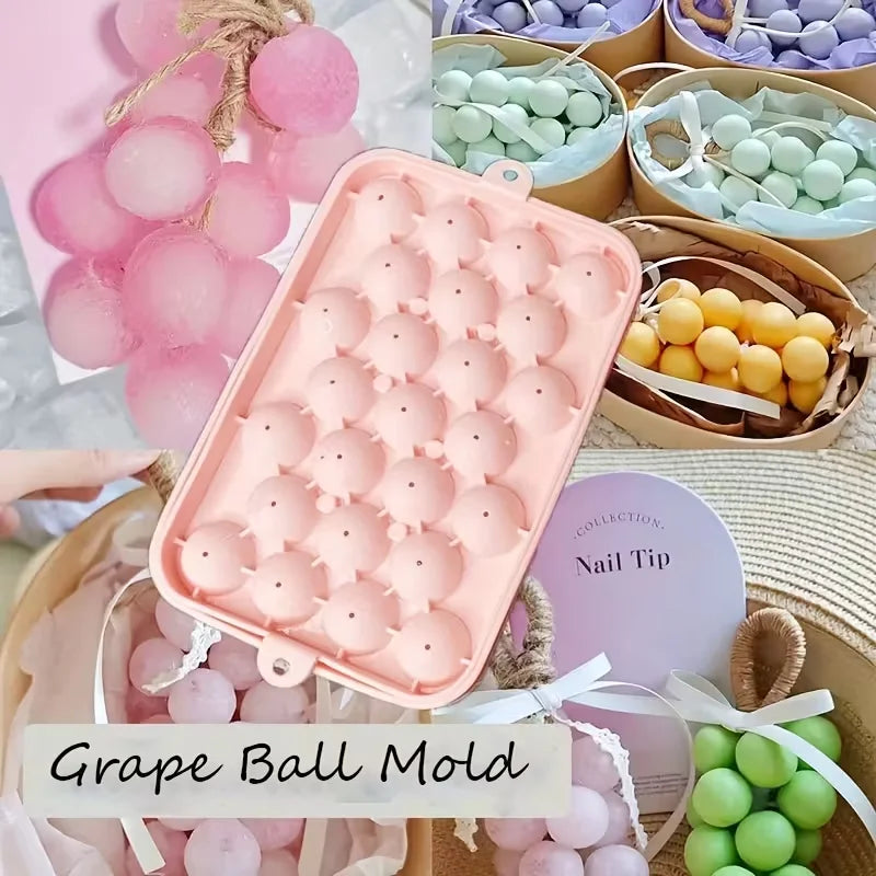 Grape Ball Handmade Silicone Candle Mold