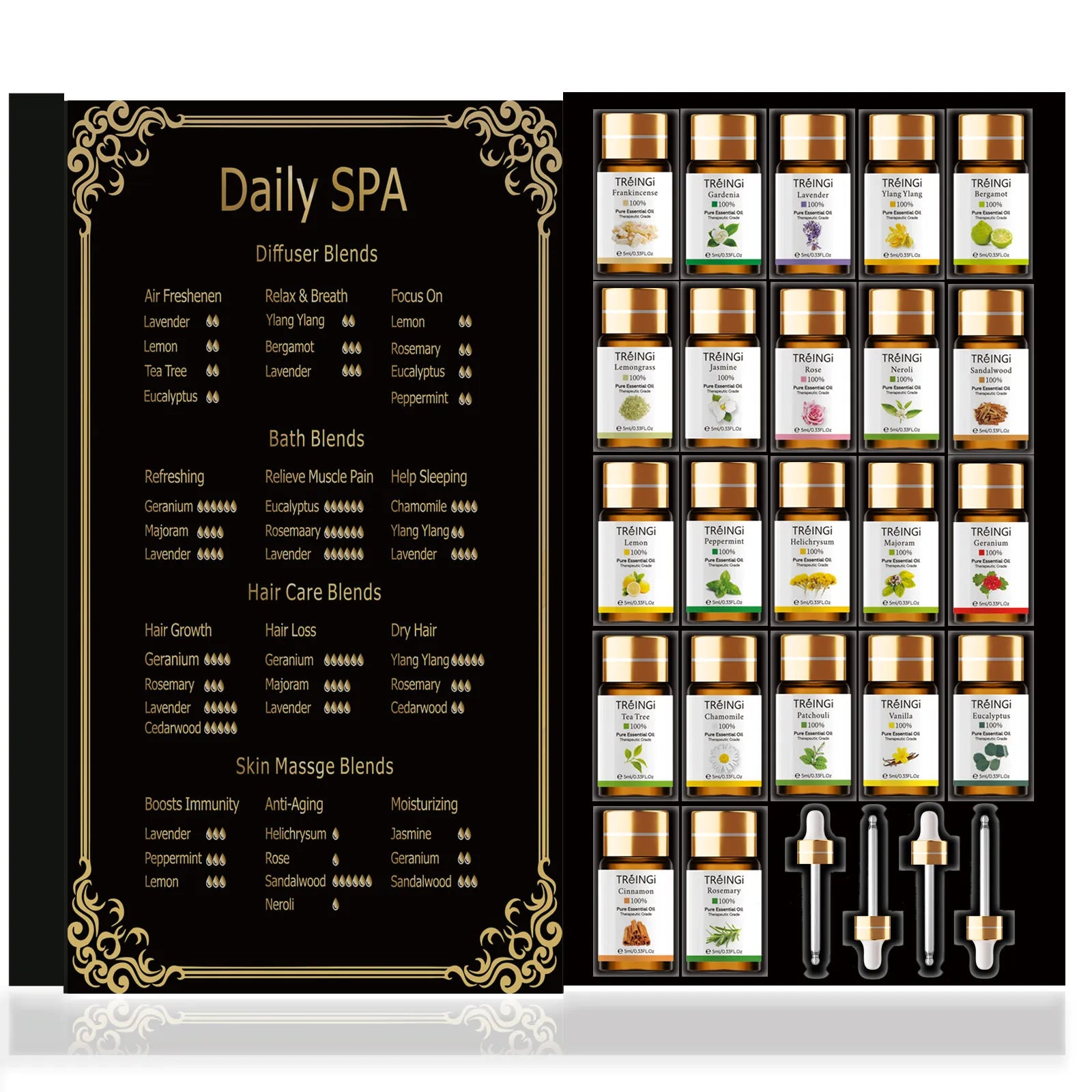 22pcs SPA Set Natural Essential Oils for Soap Candle Making