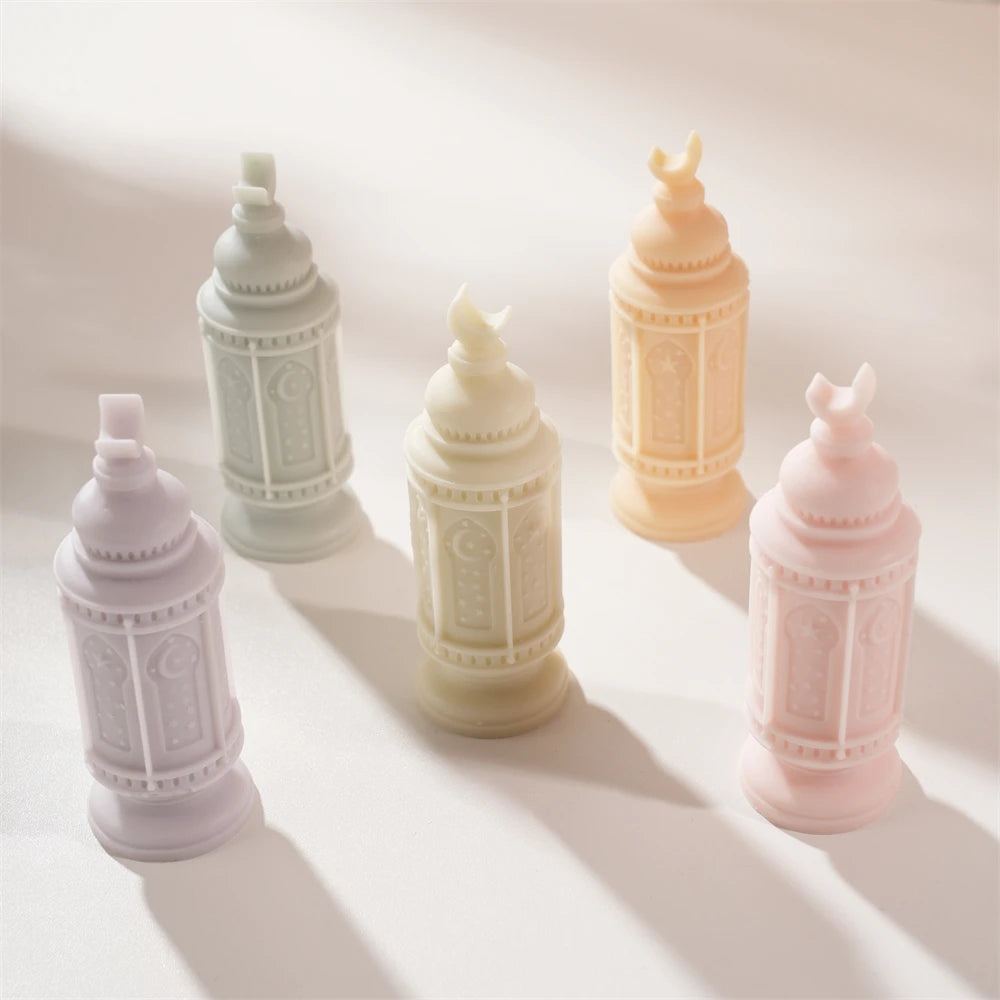 Islamic Ramadan Kareem Lantern Silicone Candle Mold