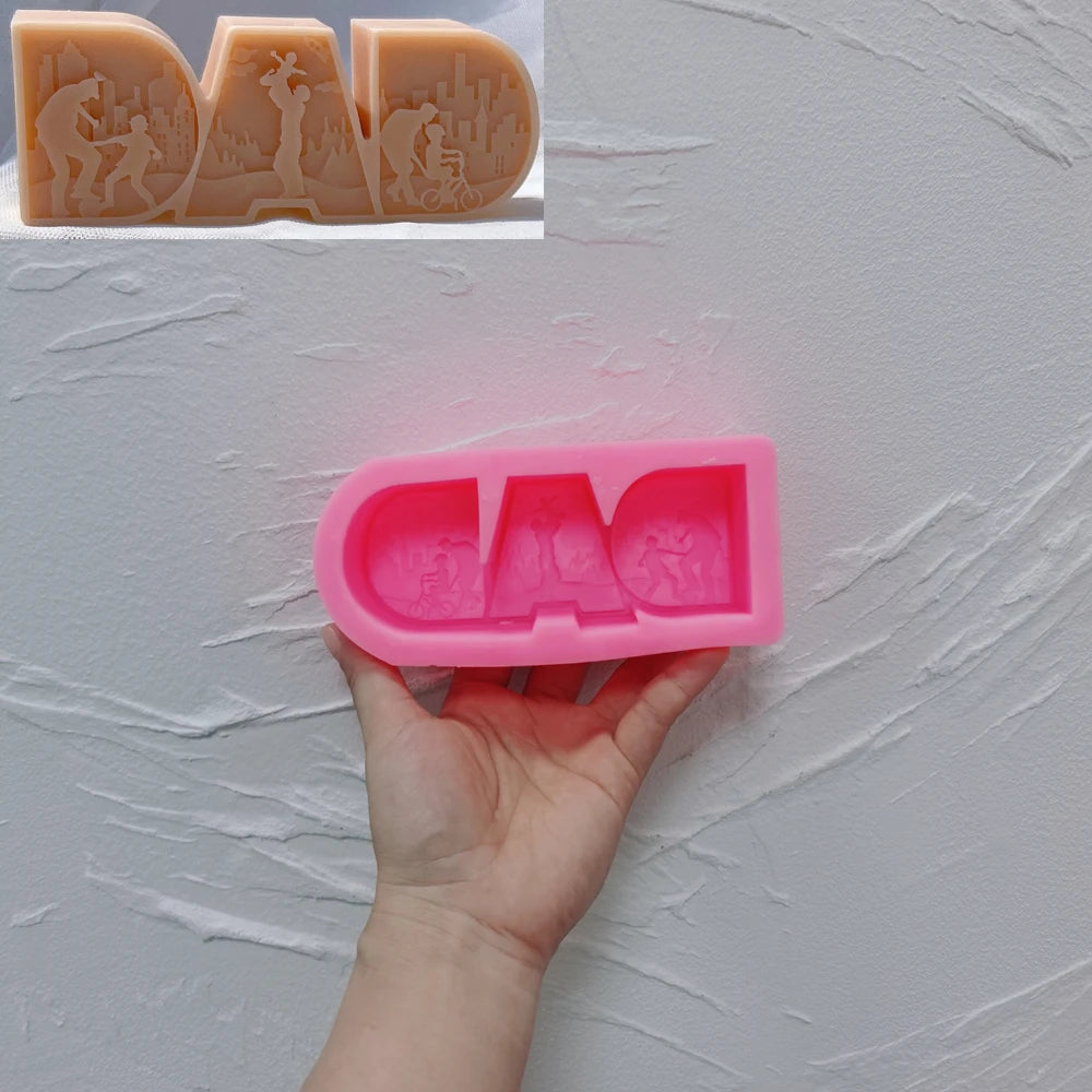 DAD & MOM Candle Mold