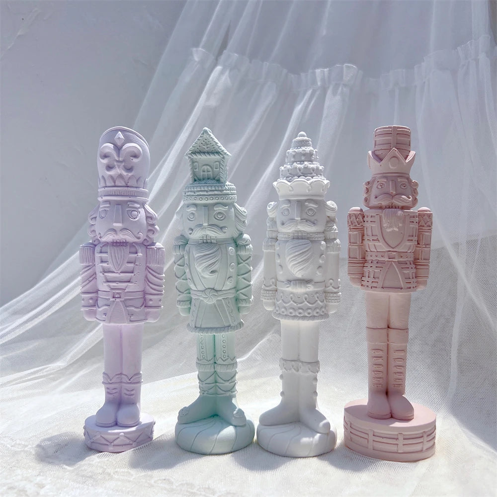 Classic Soldier Nutcracker Silicone Candle Mold