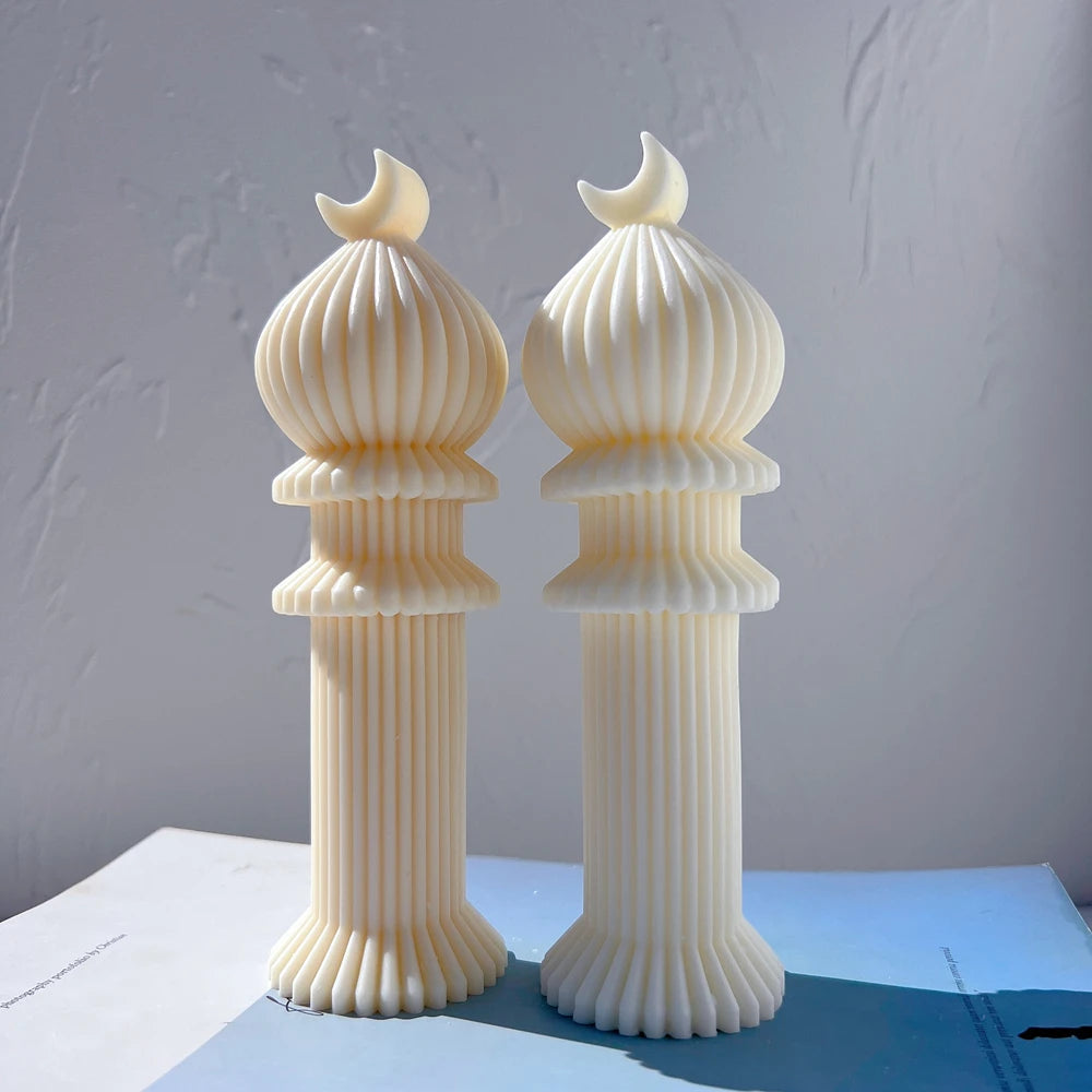 Ramadan Décor Pillar Candle Silicone Mold