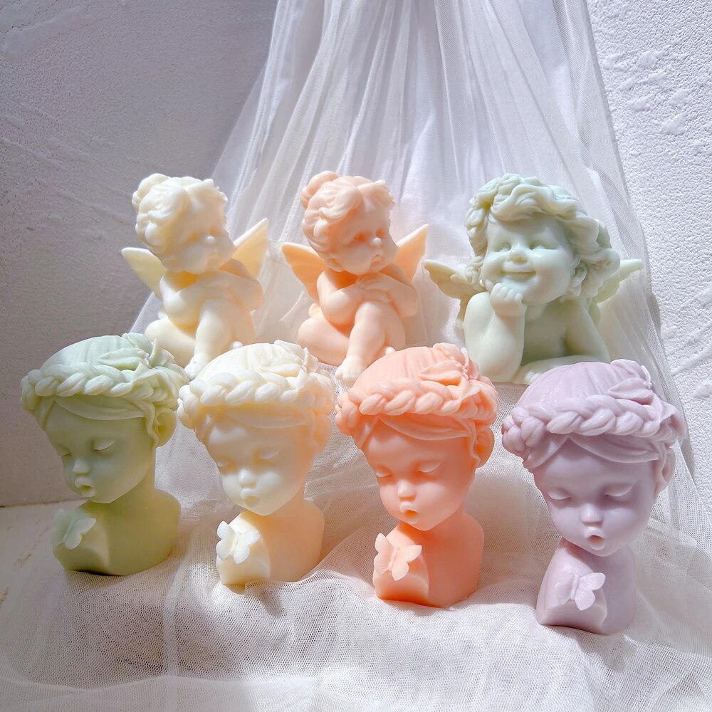 Lady Sculpture Pixie Candle Mold