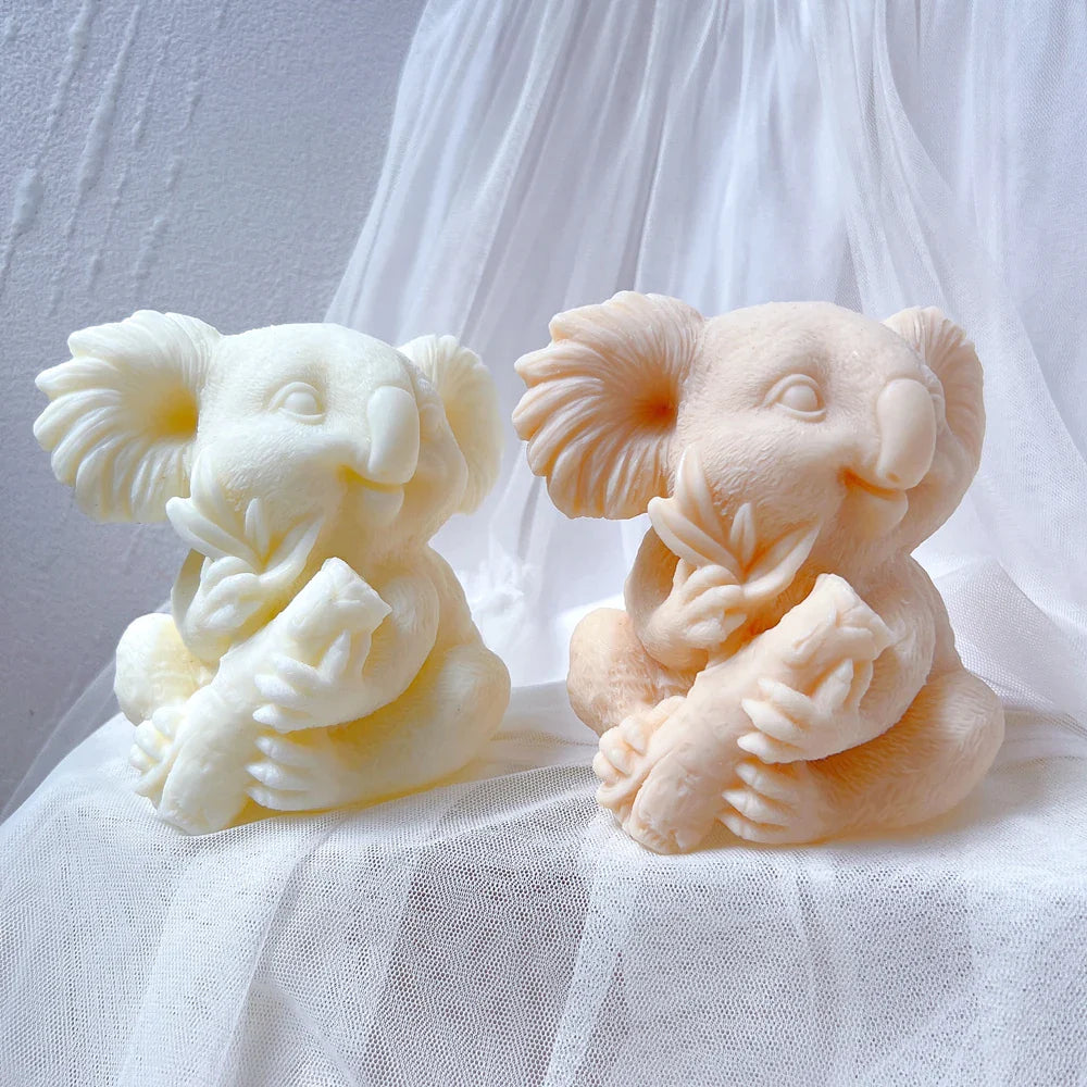 Cute Koala Silicone Candle Mold