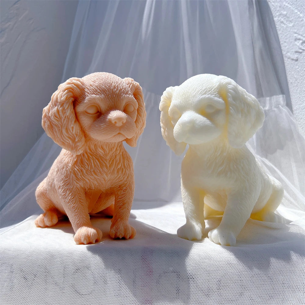 Cavalier King Charles Spaniel Dog Candle Mold