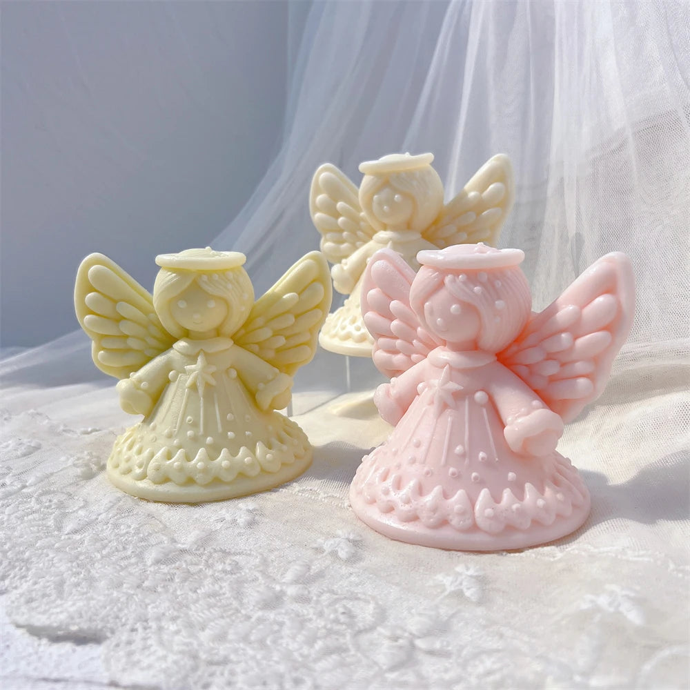Christmas Angel Candle Mold