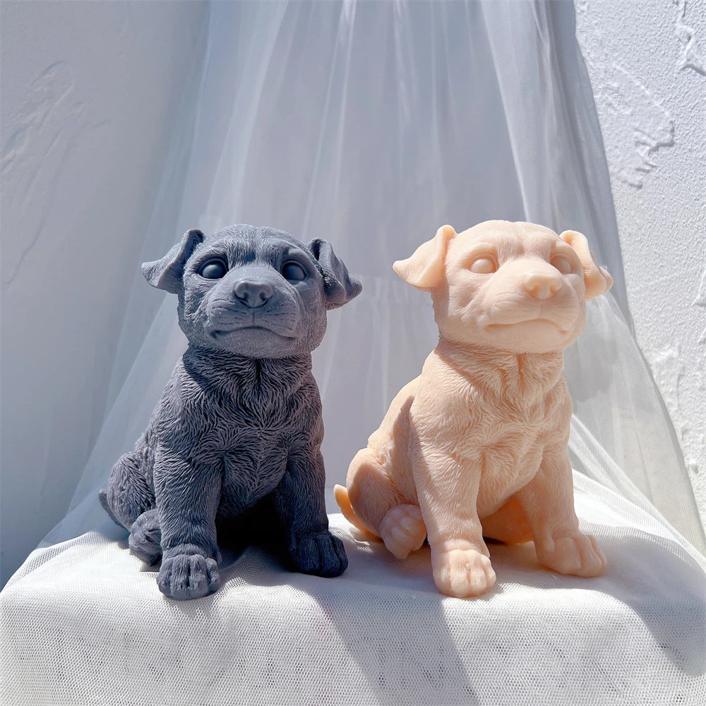 Retriever Dog Candle Mold