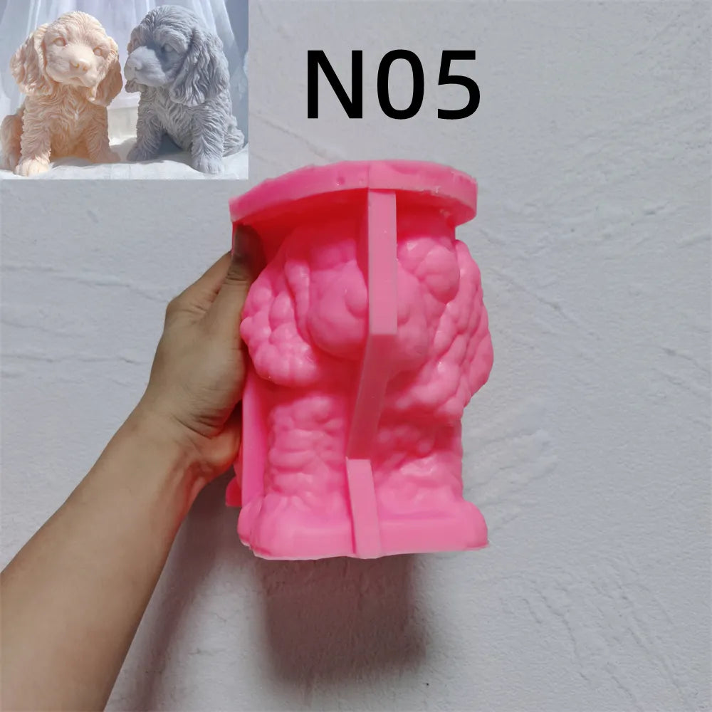 Cocker Spaniel Puppy Candle Mold