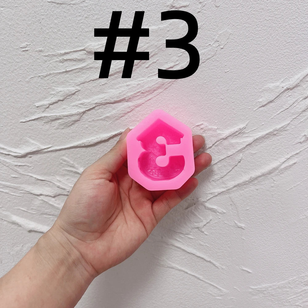 Gingerbread Alphabet & Numbers Silicone Mold