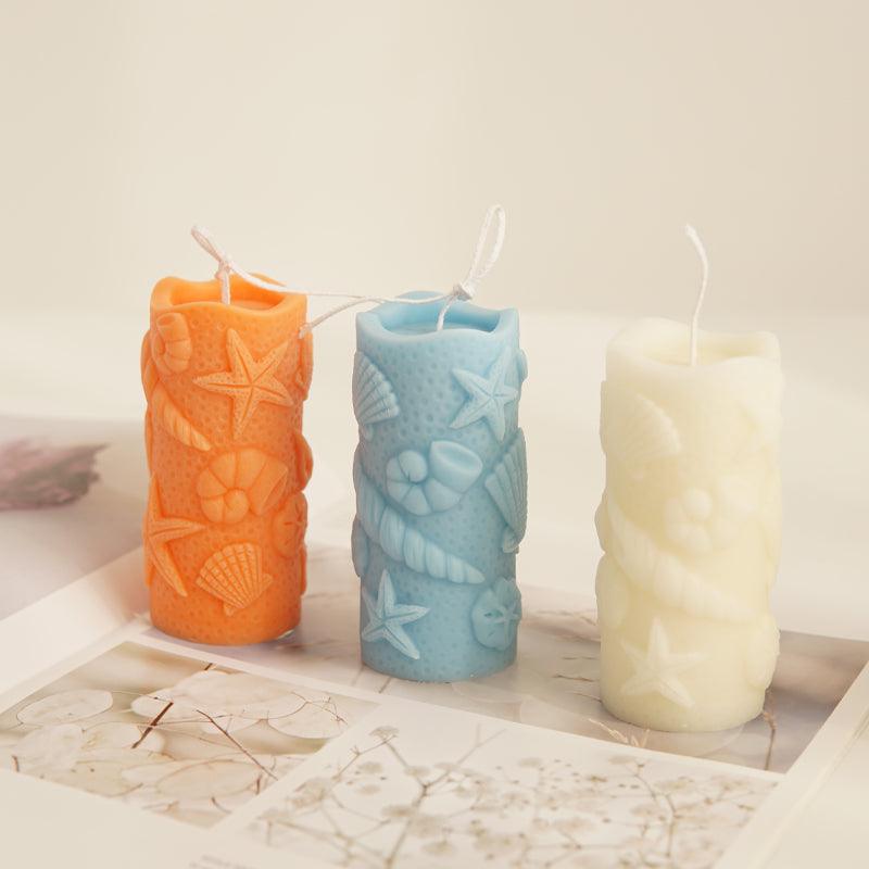 Transform Your Home into a Beach Paradise with Conch, Scallop, and Starfish Mold Candles Candles molds