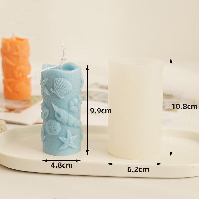 Transform Your Home into a Beach Paradise with Conch, Scallop, and Starfish Mold Candles Candles molds