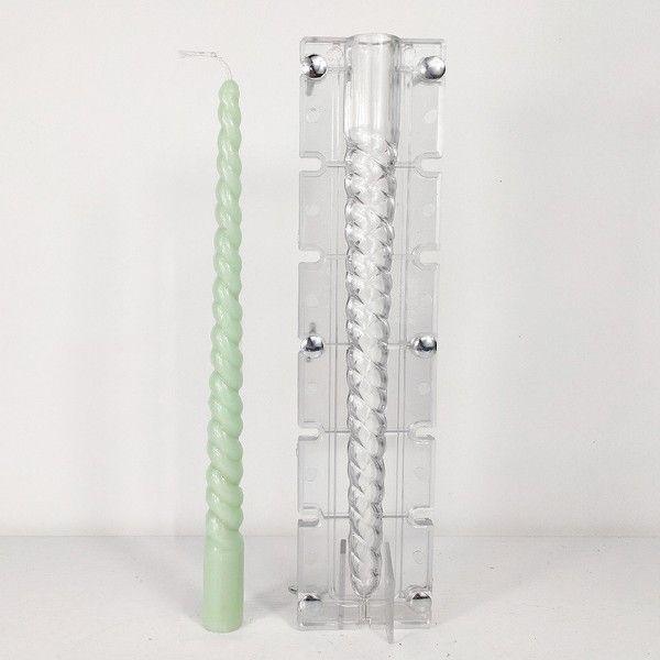 Transparent Taper Candle Mold Candles molds