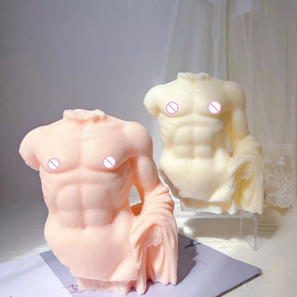 Greek Roman Torso Antique Body Sculpture Unique Candle Mold