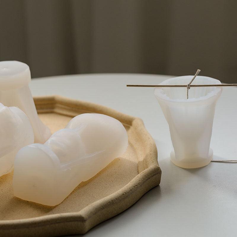 Wedding Dress K2 Mountain Moai monolithic human figure Greek Mythology Figurines Statue Sculpture Candle Molds Candles molds