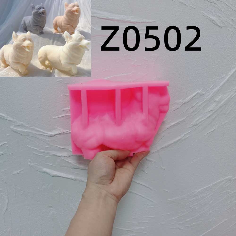 Welsh Corgi Pembroke Dog Candle Mold