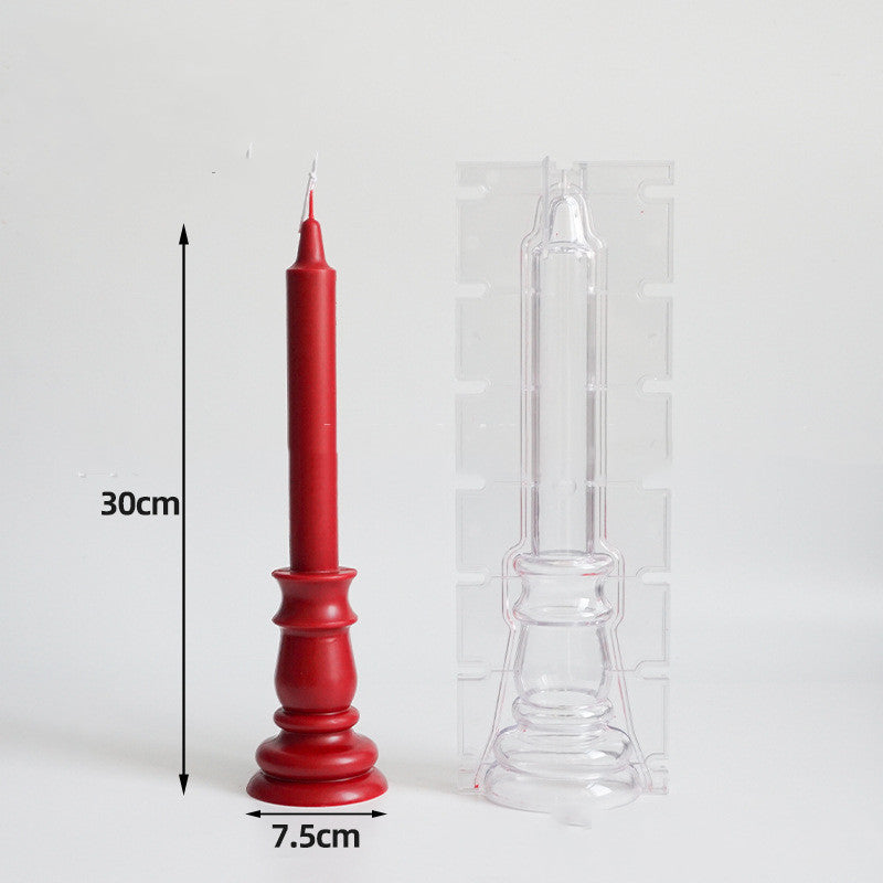 Acrylic Retro Candle Holder Shape Unique Candle Mold