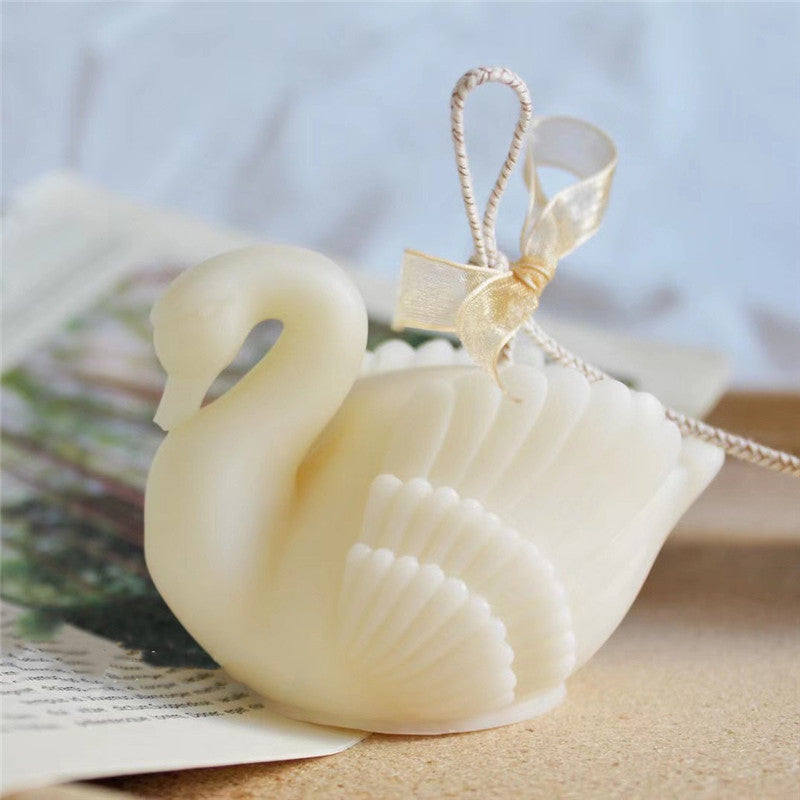 Big Swan Silicone Candle Mold  High-Quality Candle Making Supplies