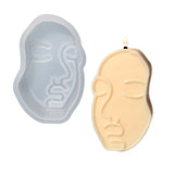 3D Human Face Silicone Candle Mold