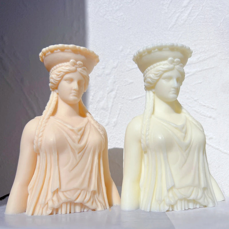 Caryatid Statue Candle Mold