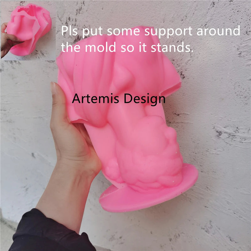 Artemis Diana Candle Silicone Mold