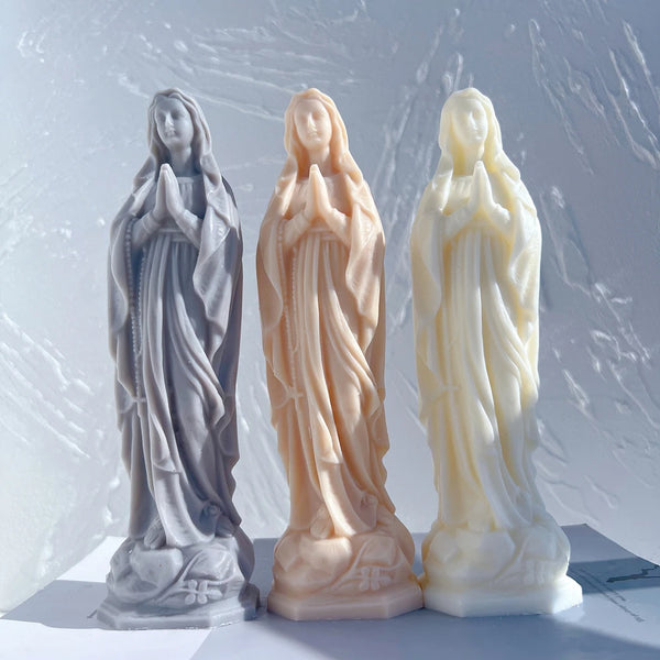 Virgin Mary Candle Silicone Mold