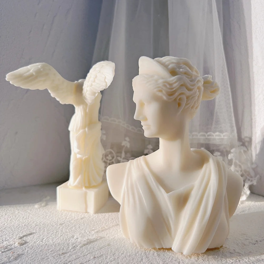 Winged Victory of Samothrace Candle Mold