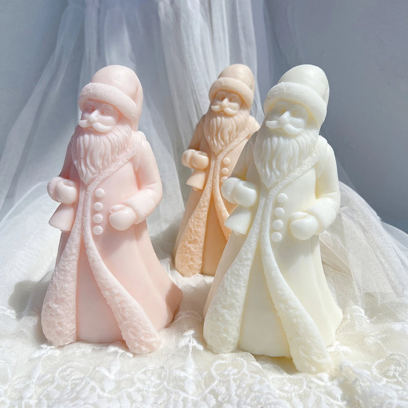 Christmas Kriss Kringle Santa Claus Candle Mold