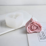 Rose Love Heart Silicone Candle Mold