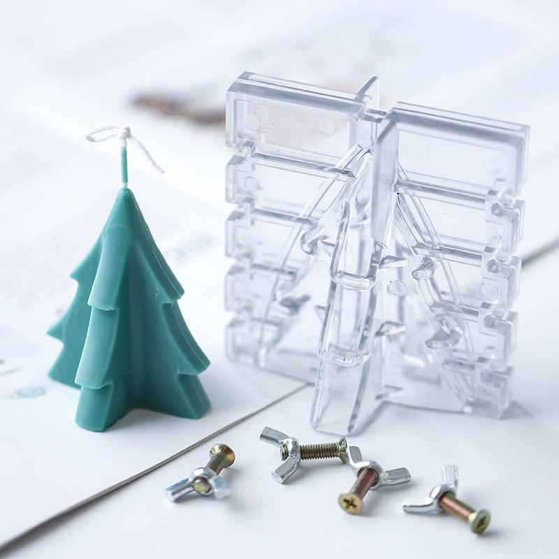 3D Christmas Tree Candle Mold Candles molds