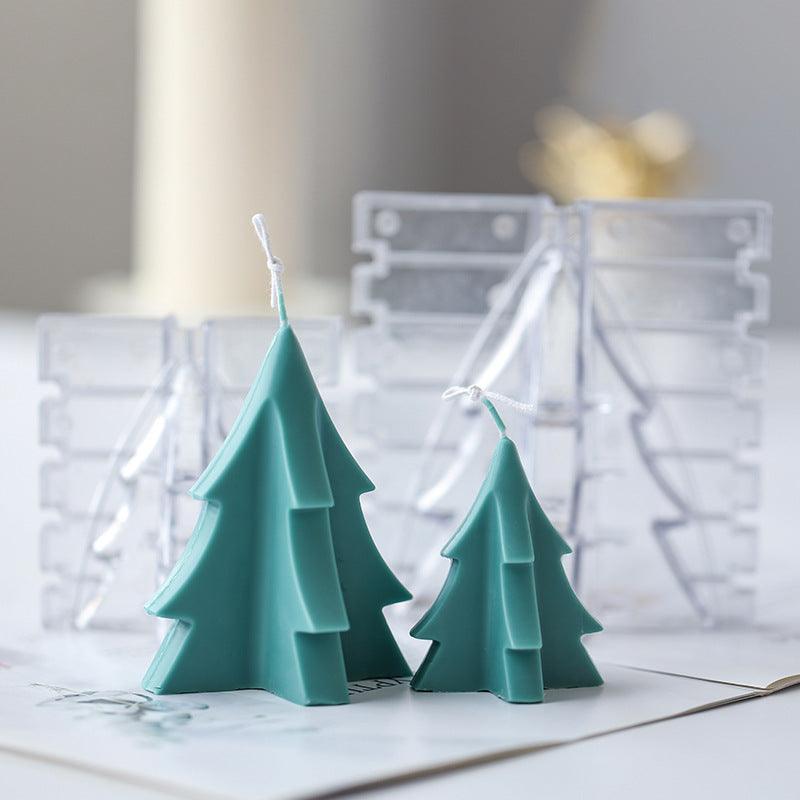 3D Christmas Tree Candle Mold Candles molds