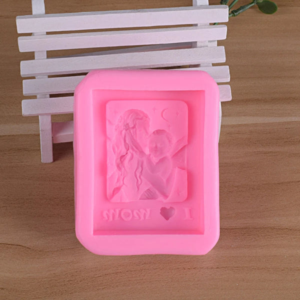 I Love Mom Candle - Baby Mother Candle Mold