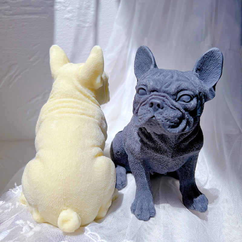 French Bulldog Candle Mold