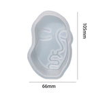 3D Human Face Silicone Candle Mold