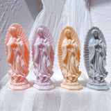 Virgin Mary Statue Candle Silicone Mold