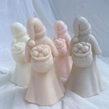 Christmas Kriss Kringle Santa Claus Candle Mold