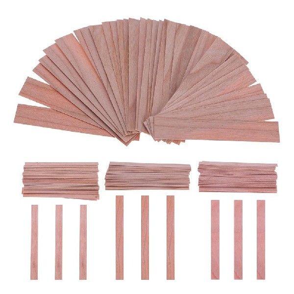 50pcs Wood Wicks For Candles Soy Or Palm Wax Candle Making Candles molds