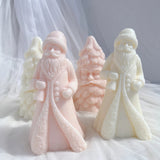 Christmas Kriss Kringle Santa Claus Candle Mold