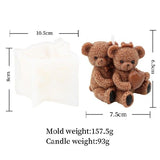 3D Cute Bear Silicone Candle Mold