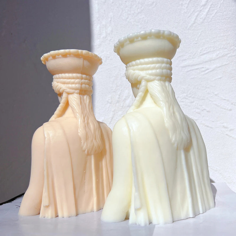 Caryatid Statue Candle Mold