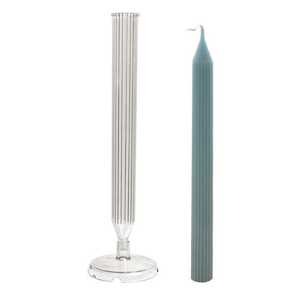 Taper Candle Molds for Striped Church Candles