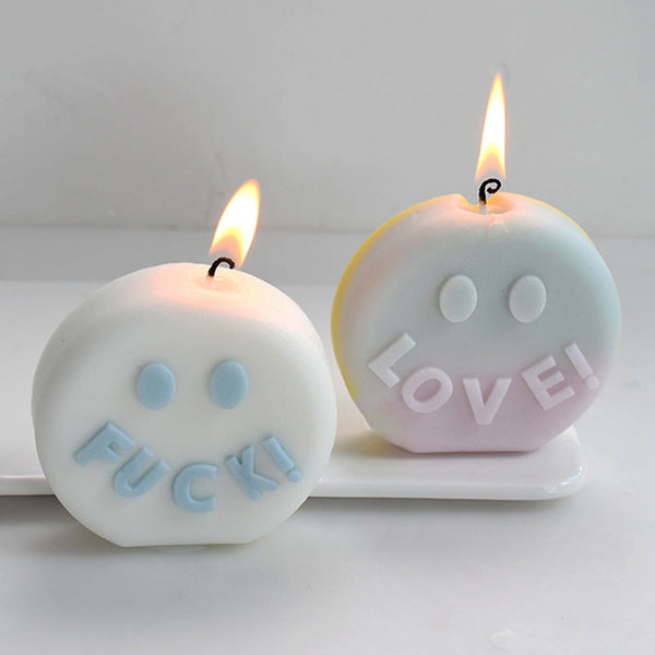 A Fun Twist to Candle Making: Smiley Face Silicone Mold for Creative Minds Candles molds