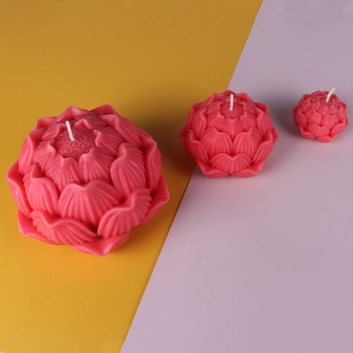 Lotus Flower Candle Mold