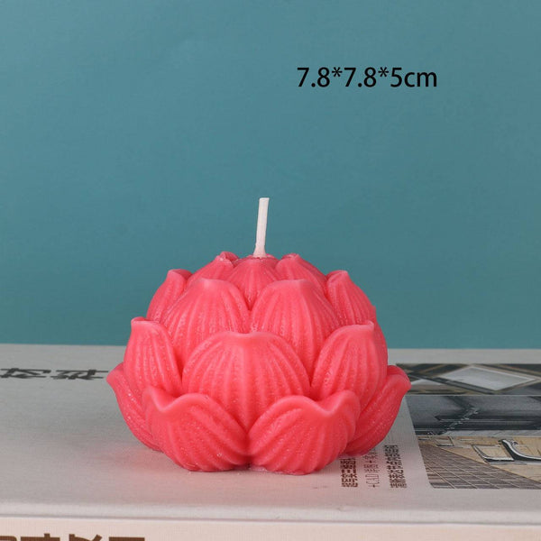 Add a Touch of Zen to Your Home with Lotus Flower Candle Making Mold Candles molds